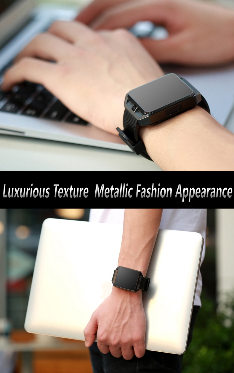 Microwear H5 4G Smartwatch Phone MTK6737 Quad-core 1.1GHz 1GB RAM 8GB ROM GPS WiFi Heart Rate / Sleep Monitor Red