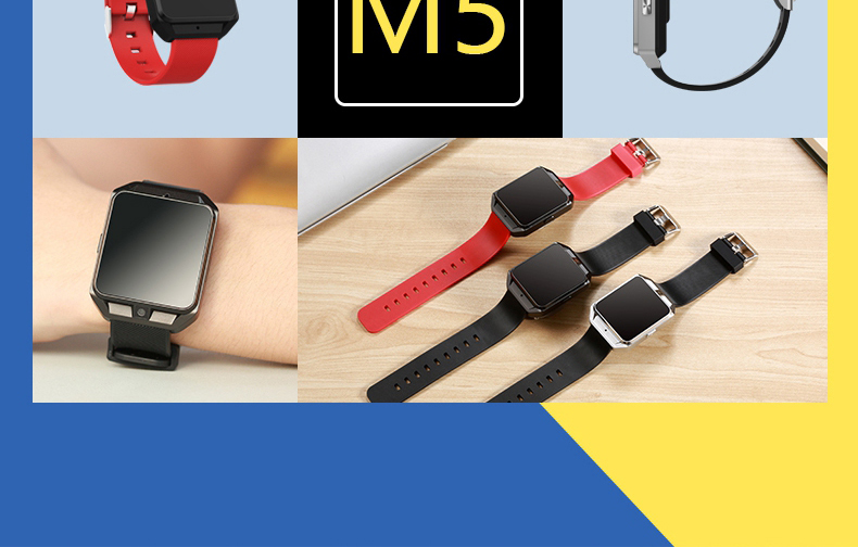 Microwear H5 4G Smartwatch Phone MTK6737 Quad-core 1.1GHz 1GB RAM 8GB ROM GPS WiFi Heart Rate / Sleep Monitor Red