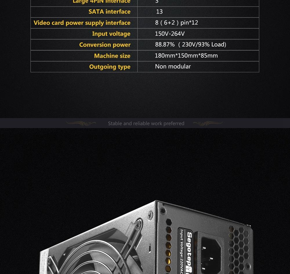 Segotep GP1800G 1700W Power Supply