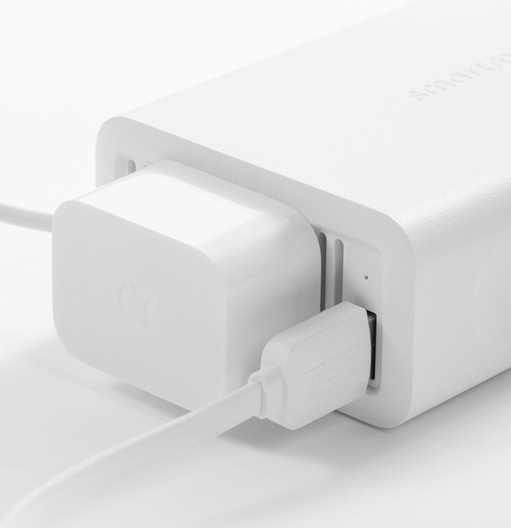 Xiaomi Mijia Car Power Inverter Car Socket Charger 100W With Dual USB Ports - White