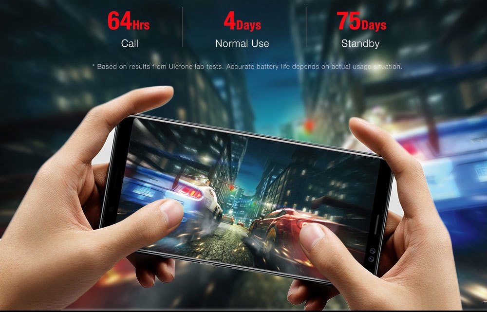 [HK Stock]Ulefone Power 3S 6.0 Inch Smartphone FHD Screen 4GB 64GB Four Cameras Helio P23 Octa Core Android 7.0 Touch ID 6350mAh - Gold
