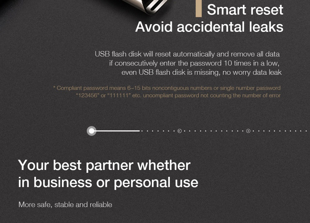 Teclast Pendrives 32GB CreSecure Encryption Flash Drives Key Version Memory Stick Physical Encrypted - Black