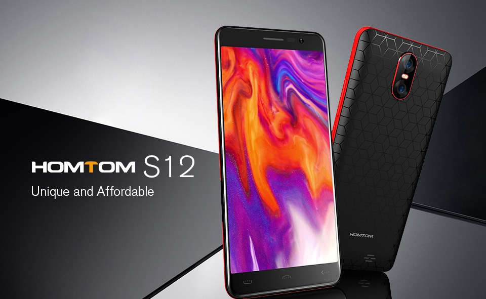 [HK Stock]HOMTOM S12 5.0 Inch Smartphone MTK6580 Quad core 1GB 8GB 8.0MP+2.0MP Dual Rear Cameras Android 6.0 18:9 Display 2750mAh - Blue