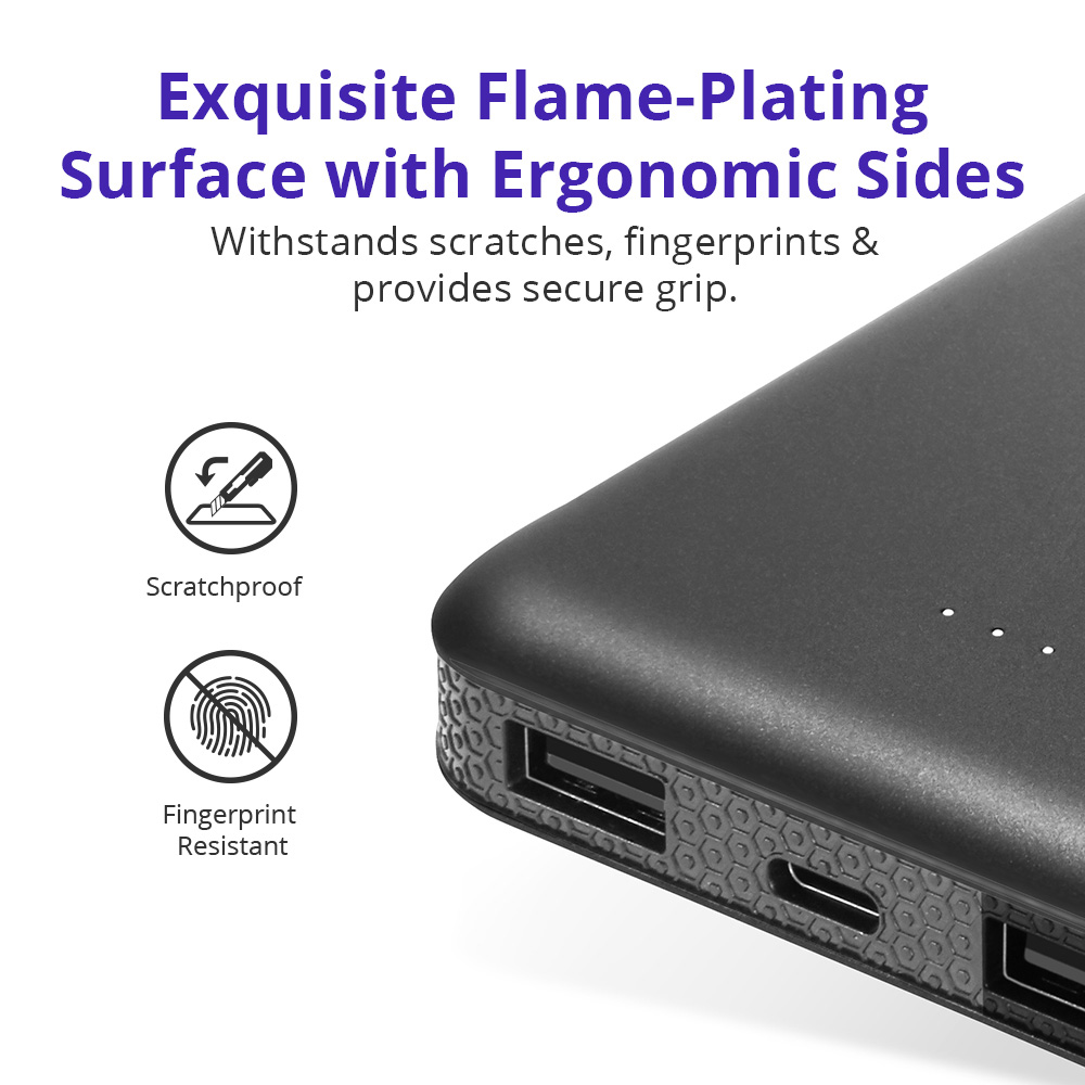 Tronsmart AirAmp 8000mAh Hybrid Wireless Charging Power Bank for Samsung Galaxy Series S9/S9 Plus iPhone 6/7/8 iPhone X - Black