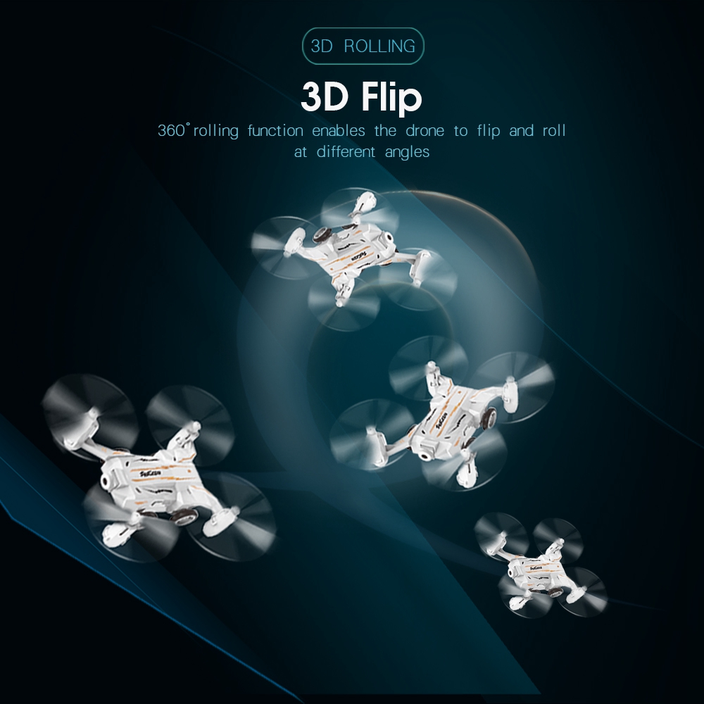 Flytec SBEGO 132 2.4G 4CH Air Ground Dual Mode Flying Car RC Quadcopter RTF - White