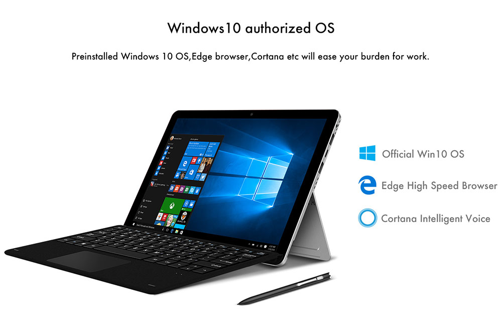 [HK Stock]CHUWI SurBook Mini 2-in-1 Tablet PC(Silver) + Original Magnetic Docking Keyboard(Black)