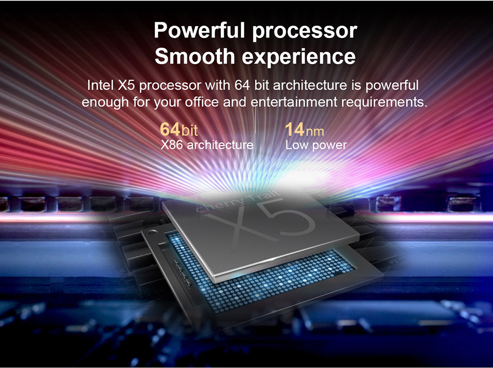 Teclast TBook 10S Tablet PC 10.1 inch Dual OS Windows 10 + Android 5.1 4GB/64GB Intel Atom X5 Z8350 Quad Core 1.92GHz IPS 1920*1200 - Gold