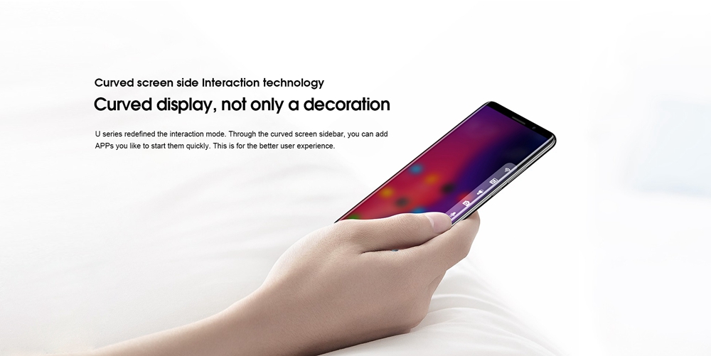 [HK Stock]Elephone U Pro 5.99 Inch 4G Smartphone Android 8.0 Qualcomm Snapdragon 660 Octa Core 6GB RAM 128GB ROM - Black