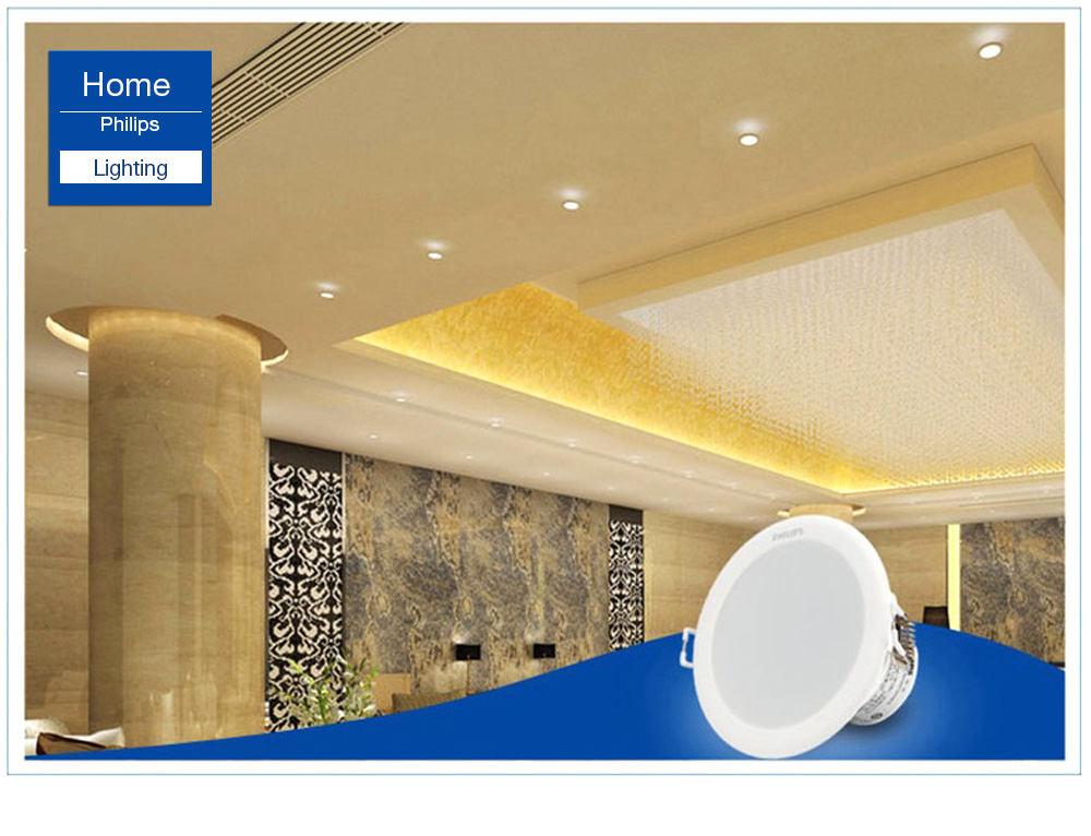 [HK Stock]Philips LED Downlight 10W 6500K 4 Inch Corridor Lamp LED Ceiling Light - White Light