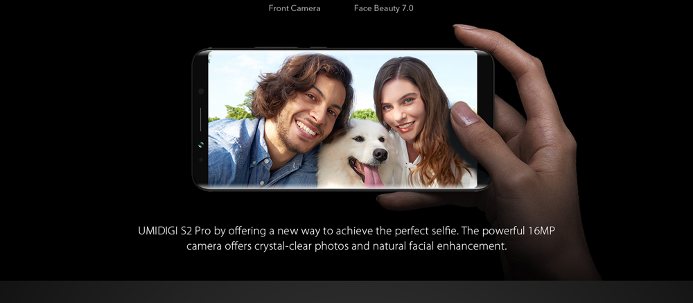 [HK Stock]UMIDIGI S2 Pro 6.0 Inch 4G LTE Smartphone FHD+ Screen Helio P25 Octa Core 6GB 128GB 13.0MP+5.0MP Dual Rear Cameras Android 7.0 OS 5100mAh Touch ID - Red