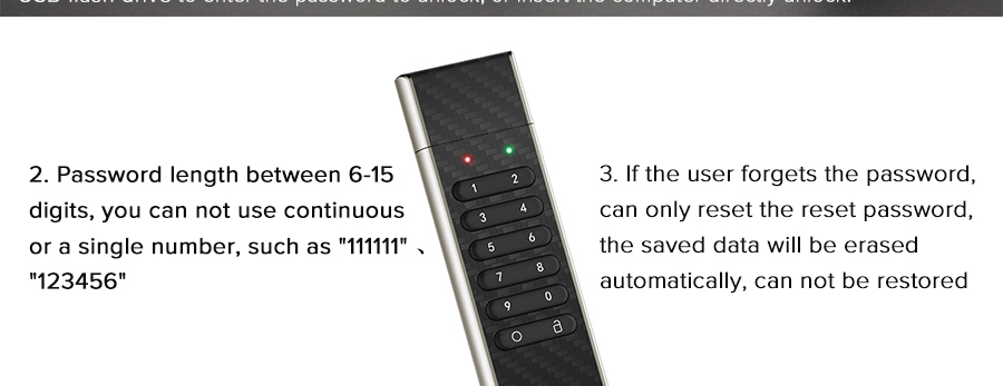 Teclast Pendrives 32GB CreSecure Encryption Flash Drives Key Version Memory Stick Physical Encrypted - Black