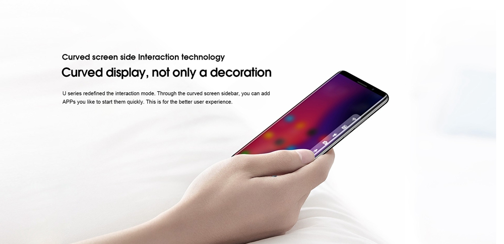 Elephone U 5.99 Inch 4G LTE Smartphone 18:9 FHD Screen MTK6763 Octa Core 6GB 128GB 13.0MP Cam Android 7.1 - Blue