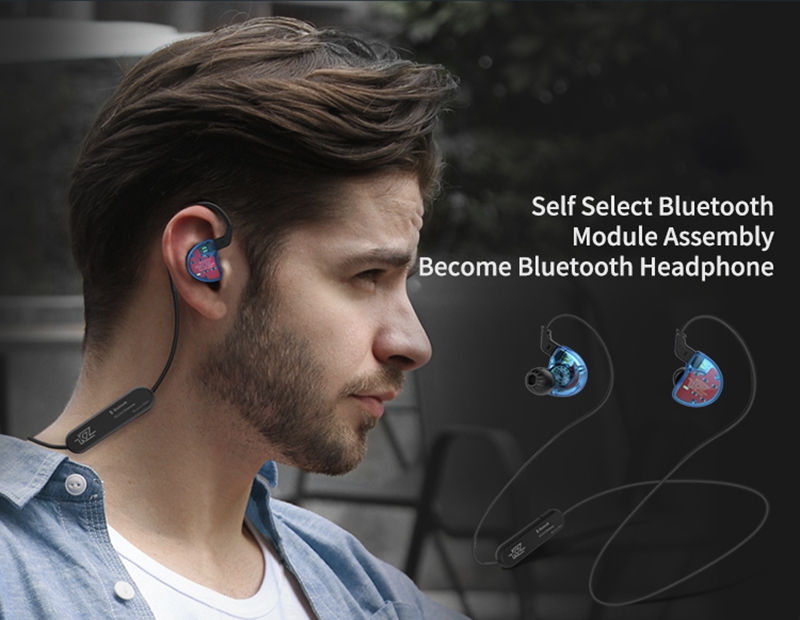 KZ ZS10 HiFi 10 Drivers 4BA+1DD Hybrid Earphone 4 Balanced Armature Dynamic Heavy Bass Headphone