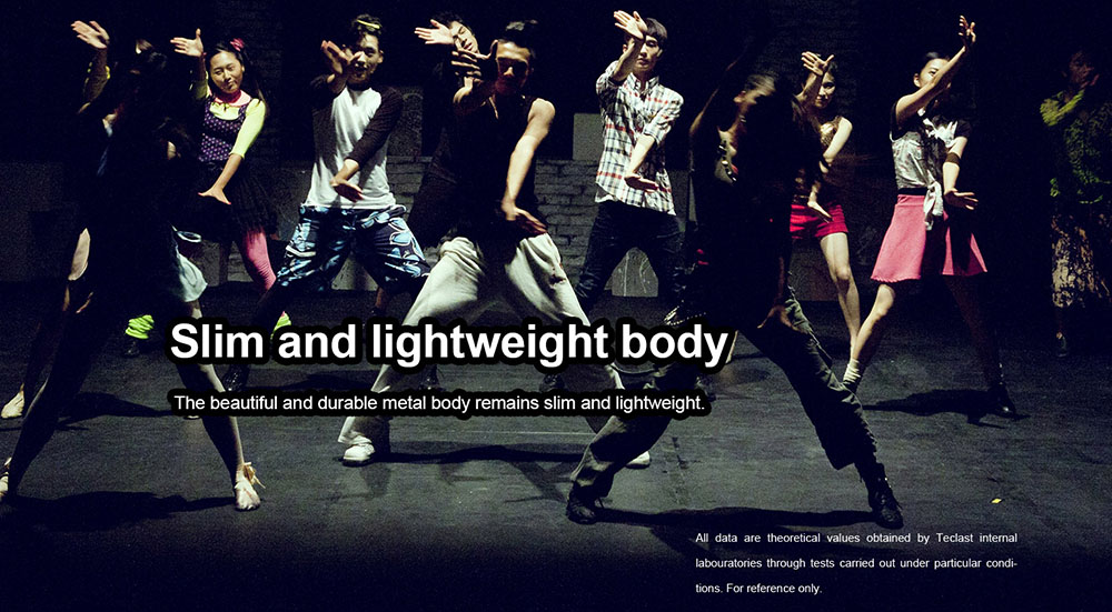 Teclast F6 Pro Notebook Fingerprints Intel Core m3-7Y30 Dual Core 13.3" 1920*1080 IPS Screen 8GB RAM 128GB ROM Windows 10 Dual Band Wifi - Silver