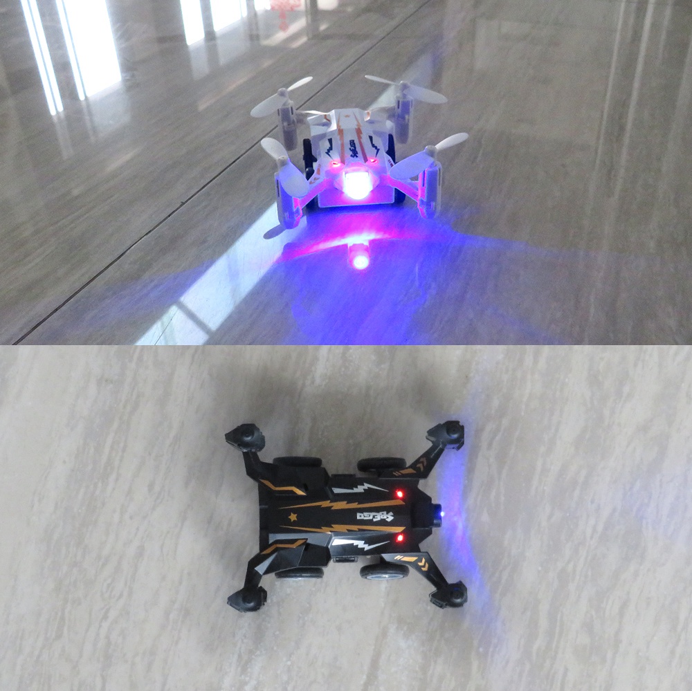 Flytec SBEGO 132 2.4G 4CH Air Ground Dual Mode Flying Car RC Quadcopter RTF - White