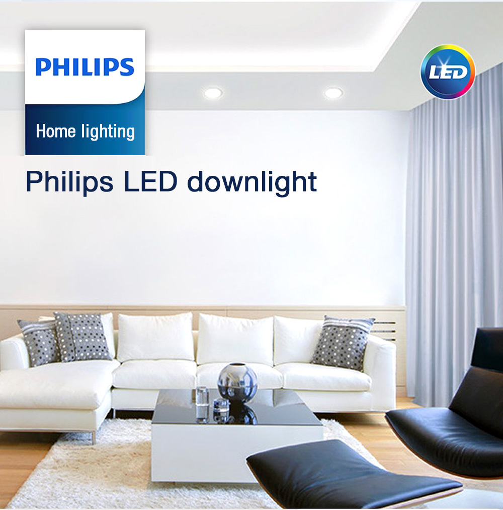 [HK Stock]Philips LED Downlight 10W 6500K 4 Inch Corridor Lamp LED Ceiling Light - White Light