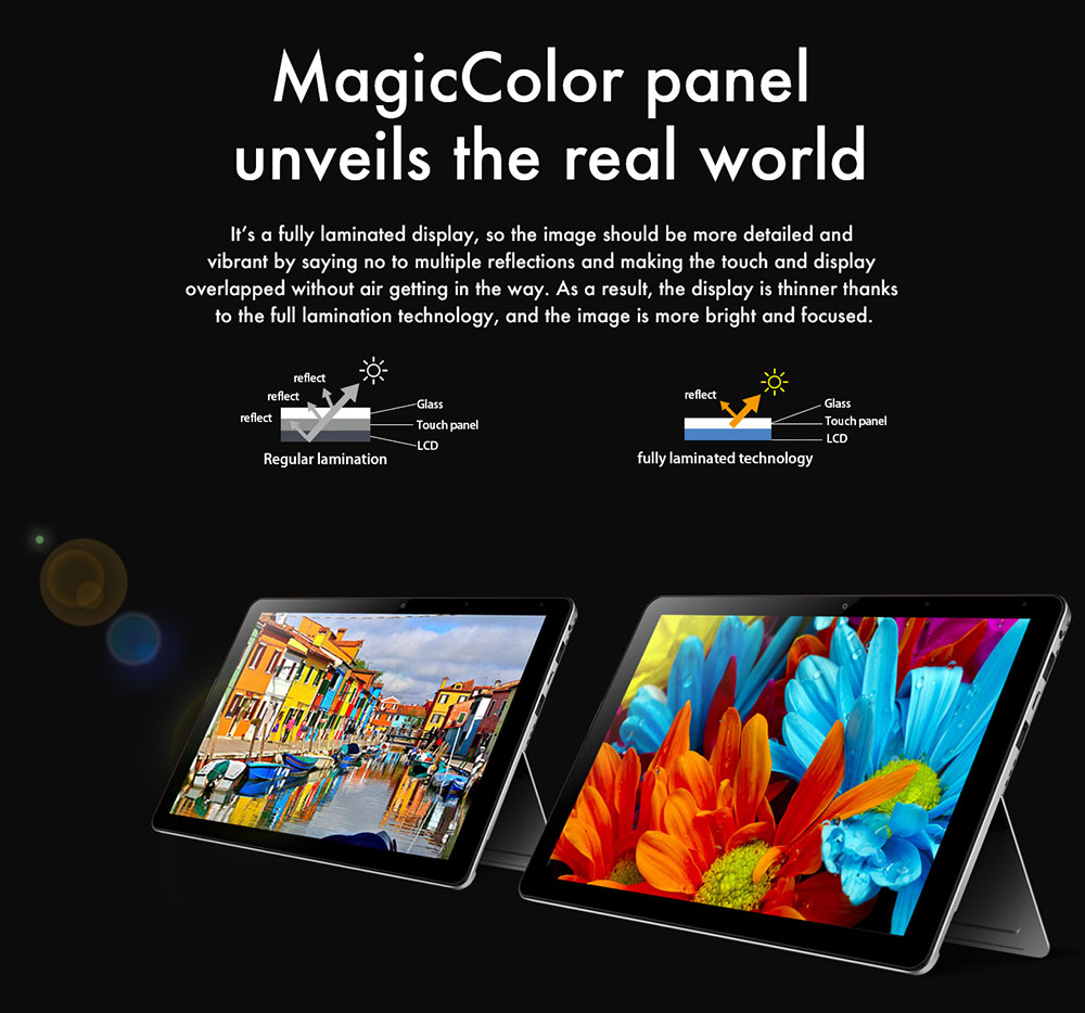 [HK Stock]CHUWI SurBook Mini 2-in-1 Tablet PC(Silver) + Original Magnetic Docking Keyboard(Black)