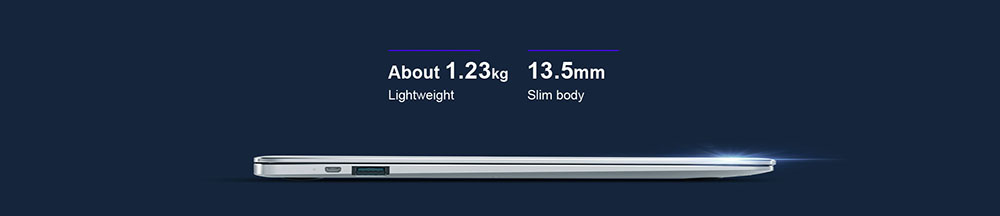 Teclast F7 Business Laptop Intel Apollo Lake N3450 Quad Core 14 Inch 1920*1080 6GB RAM 128GB SSD Windows 10 - Silver