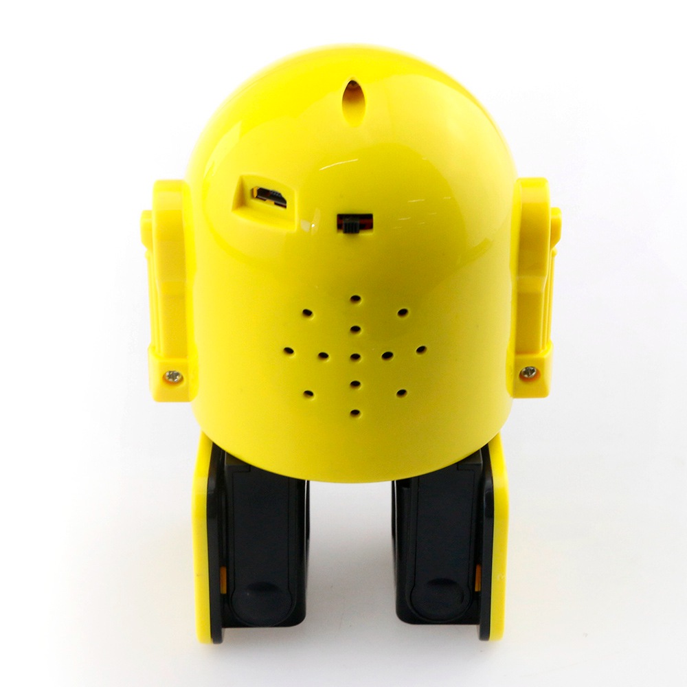 E1 Bluetooth Intelligent Programming Dancing Singing RC Robot - Yellow