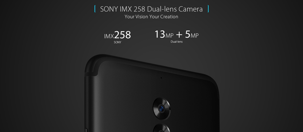 [HK Stock]UMIDIGI S2 Pro 6.0 Inch 4G LTE Smartphone FHD+ Screen  Helio P25 Octa Core 6GB 128GB 13.0MP+5.0MP Dual Rear Cameras Android 7.0 OS 5100mAh Touch ID - Black