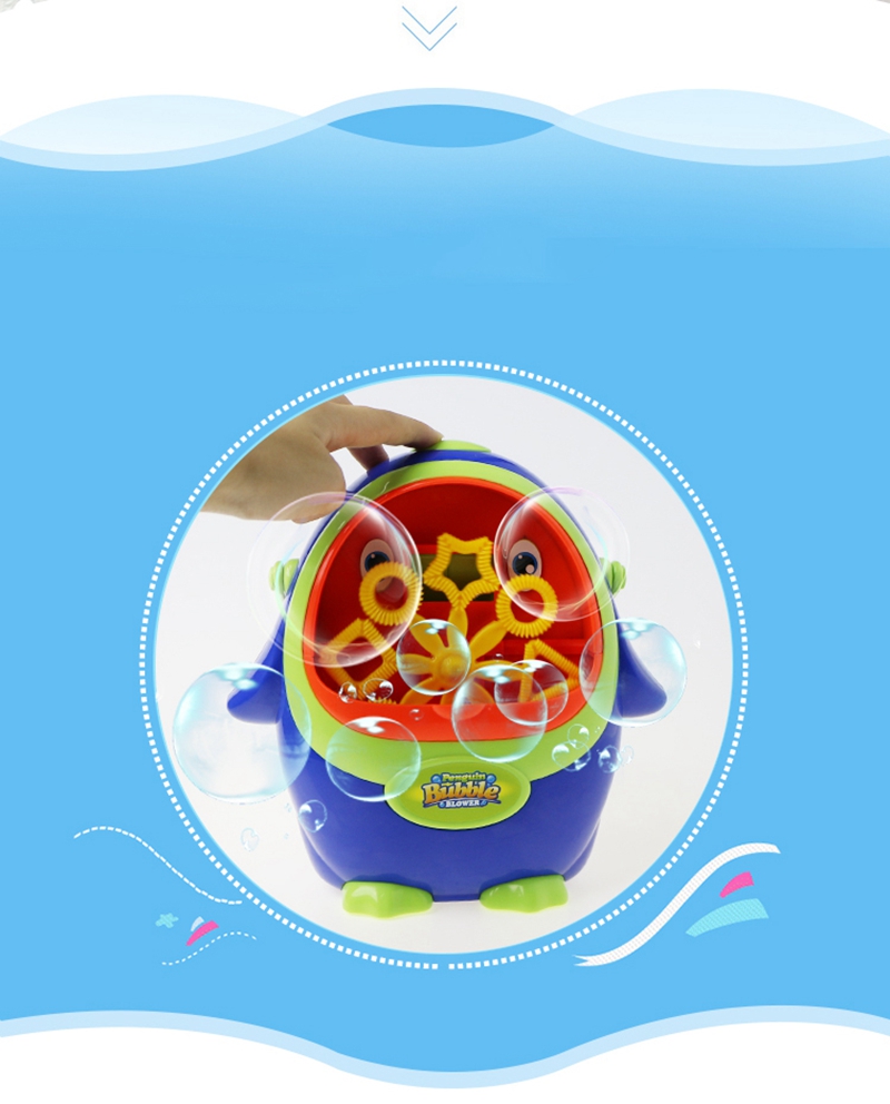 CIKOO Bubble Gun Bubble Blower Penguin Toy Essential In Summer Outdoor Kids Toys