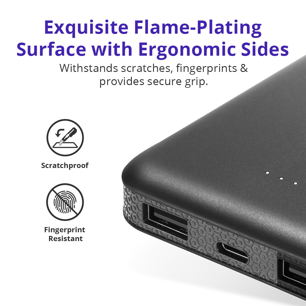 Tronsmart AirAmp 10000mAh Hybrid Wireless Charging Power Bank for Samsung Galaxy Series S9/S9 Plus iPhone 6/7/8 iPhone X - Black