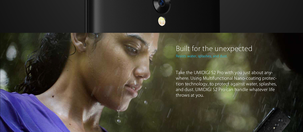 [HK Stock]UMIDIGI S2 Pro 6.0 Inch 4G LTE Smartphone FHD+ Screen Helio P25 Octa Core 6GB 128GB 13.0MP+5.0MP Dual Rear Cameras Android 7.0 OS 5100mAh Touch ID - Red