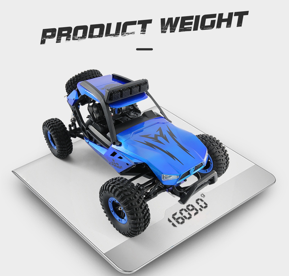 JJRC Q46 1:12 2.4G 4WD Brushed High Speed Off-road RC Car RTR - Red