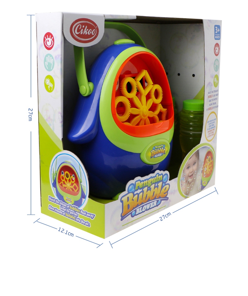 CIKOO Bubble Gun Bubble Blower Penguin Toy Essential In Summer Outdoor Kids Toys