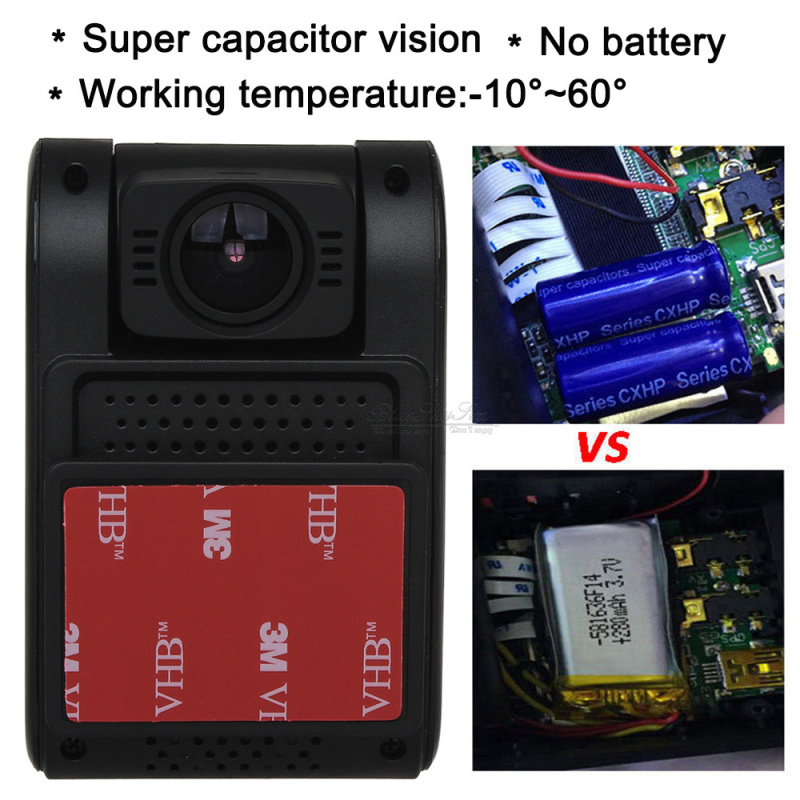 Viofo Car Dash Kamera 135 ° A119S Kondensator F1.6 Objektiv 1080p 60fps IMX291