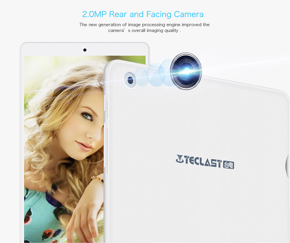 Teclast X80 Pro Tablet PC 8" Dual OS Intel Cherry Trail X5 Z8350 1.92GHz Quad Core 2GB RAM 32GB ROM Dual Cameras Wifi HDMI - White