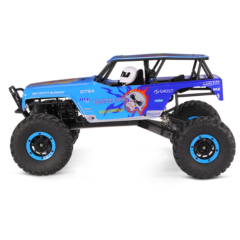 Wltoys 10428A 1:10 2.4G 4WD 30km/h with 540 Brushed Motor Climbing Truck RC Car RTR - Blue