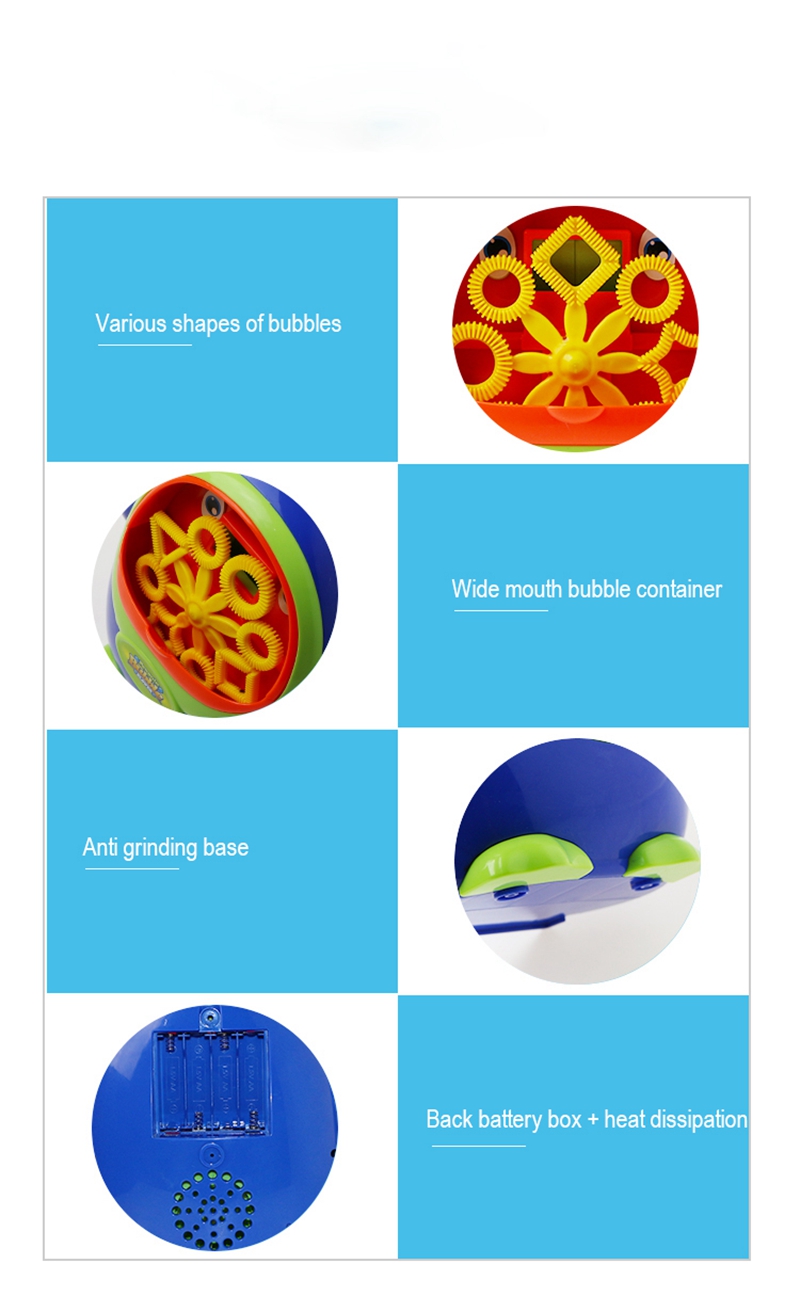 CIKOO Bubble Gun Bubble Blower Penguin Toy Essential In Summer Outdoor Kids Toys