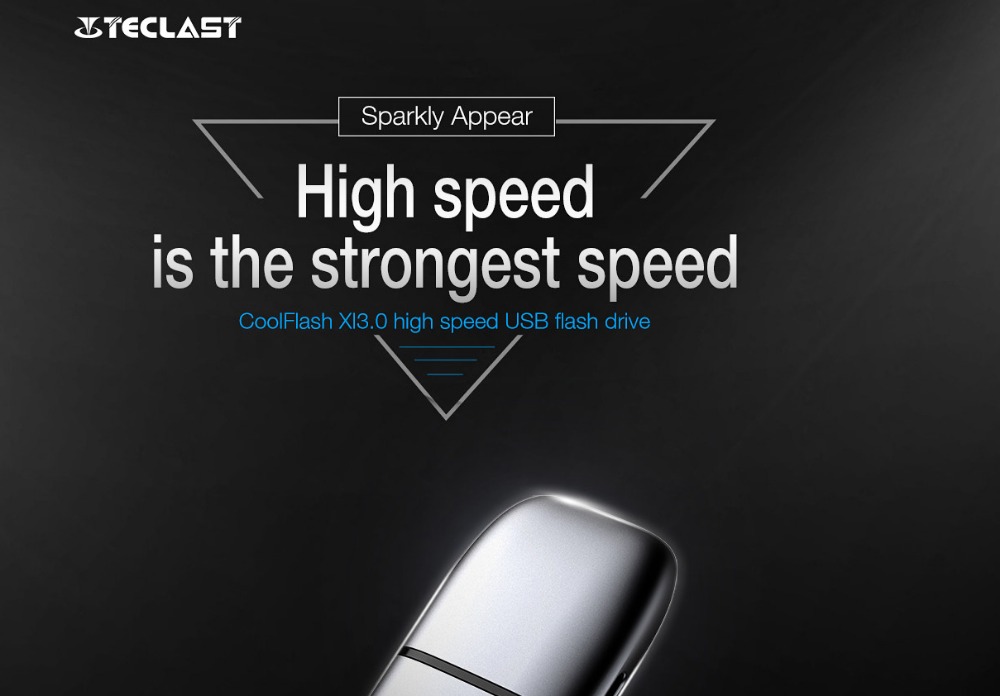 Teclast CF-NXI-S3 64GB USB 3.0 Flash Drive High-speed External Storage Memory Stick Write Speed 150M/s- Silver