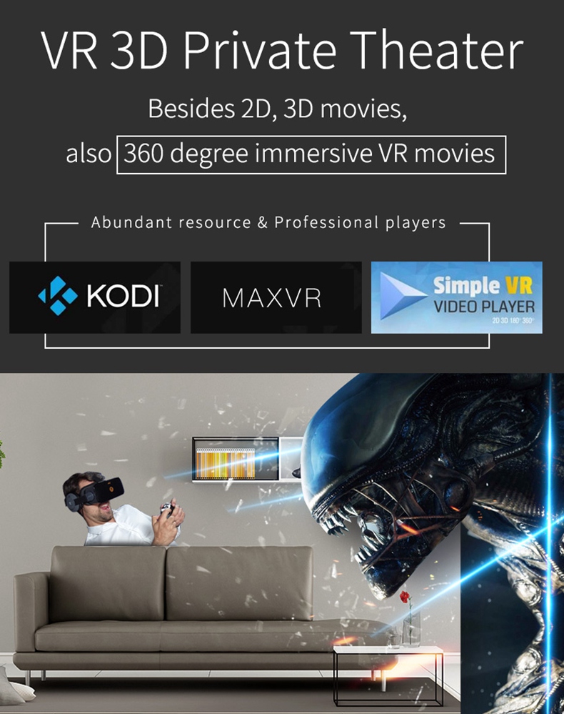 PIMAX 4K UHD 8.29MP Dual Gyroscope FOV110 IPD Adjustment 3D VR Virtual Reality Headset for PC