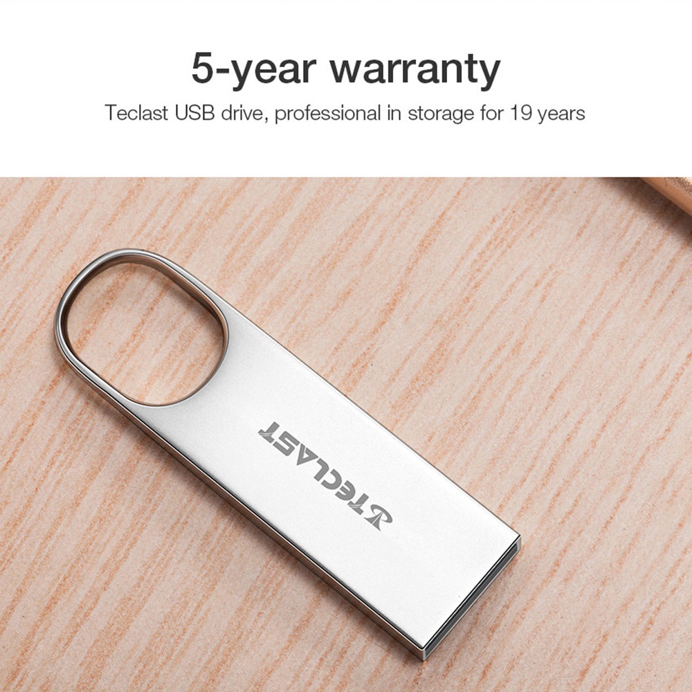 Teclast NHX Series Three-Proofing 32GB USB Drive All Metal Shell Shock Resistance High Speed Flash - Silver