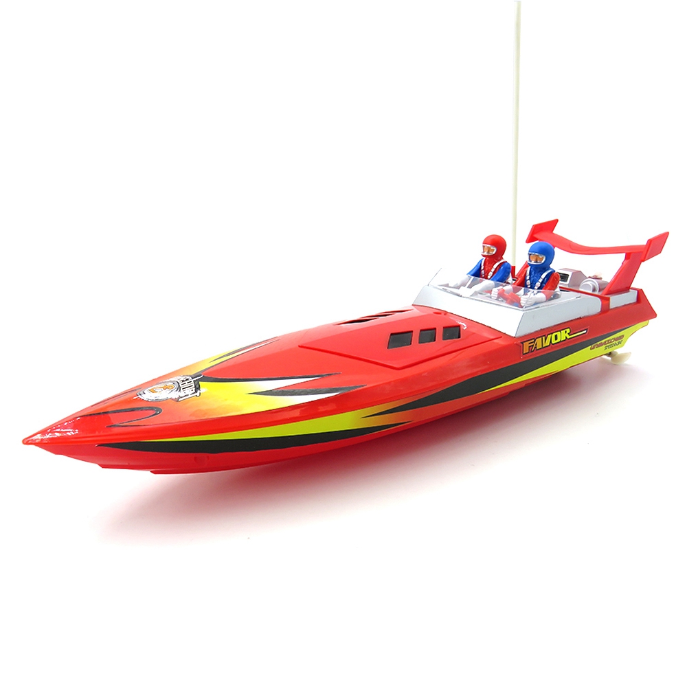 Flytec HQ5011 40Mhz Brushed RC Racing Boat RTR - Red