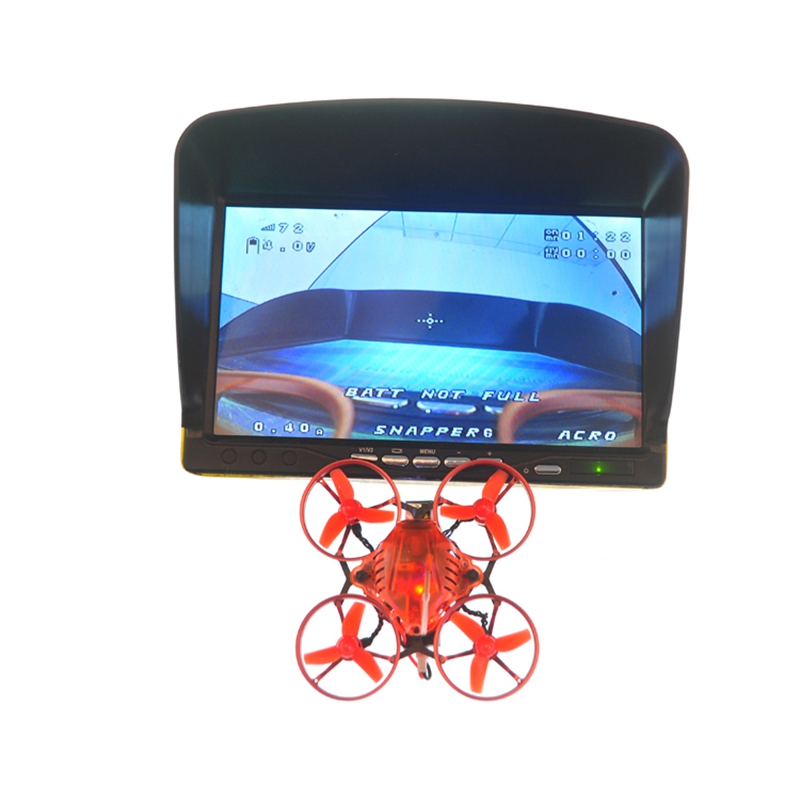 Happymodel Snapper 6 65mm Micro Whoop 1S Brushless FPV Racing Drone with w/ F3 OSD BLHeli_S 5A ESC BNF - Frsky Receiver