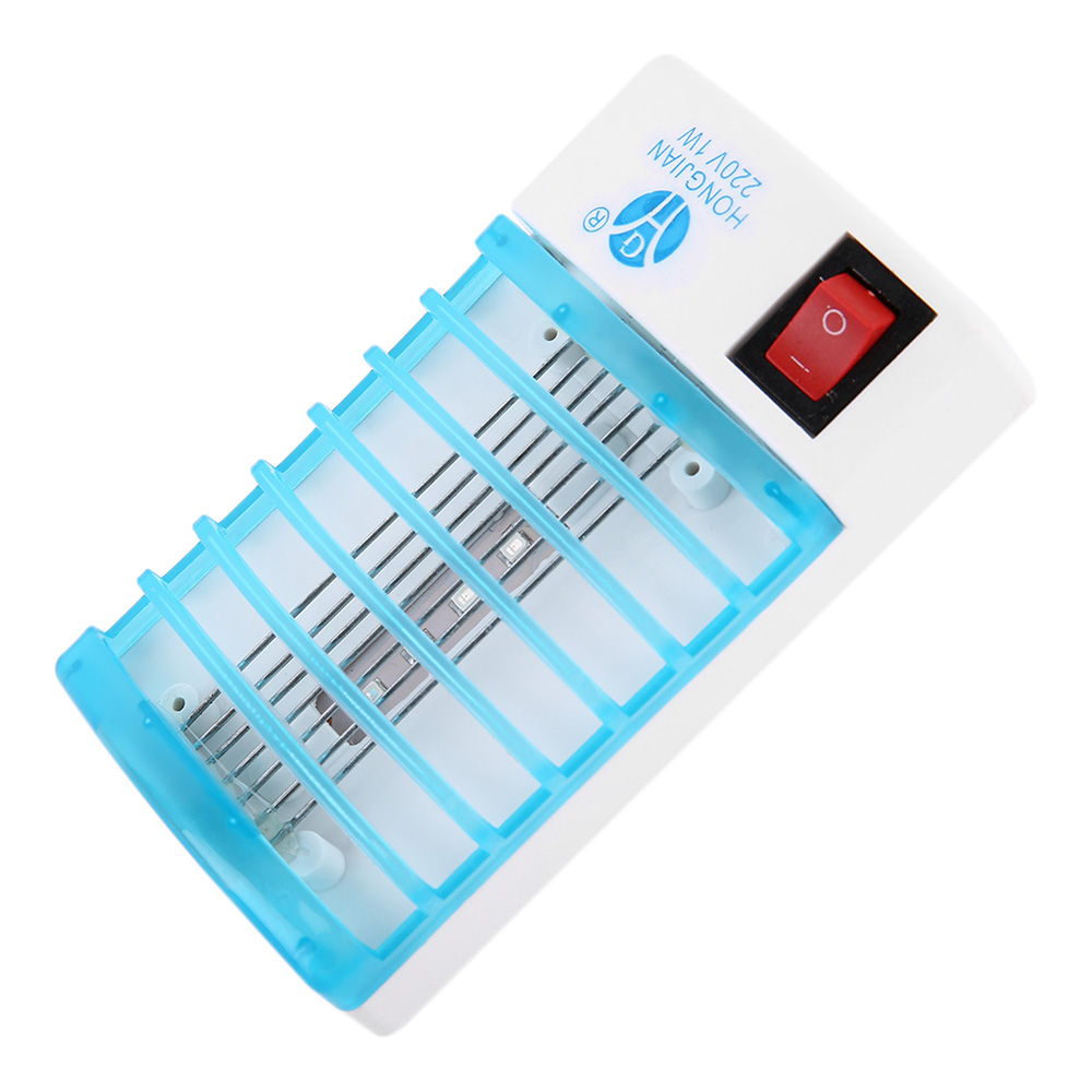 LED Mosquito Killer Socket Electric Fly Bug Insect Trap Night Lamp Killer Zapper - EU Plug
