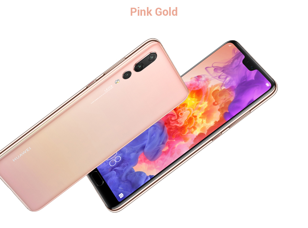 HUAWEI P20 Pro 6.1 Inch Smartphone FHD+ Screen Kirin 970 6GB 64GB 20.0MP+40.0MP+8.0MP Three Rear Cameras Android 8.1 - Aurora Color