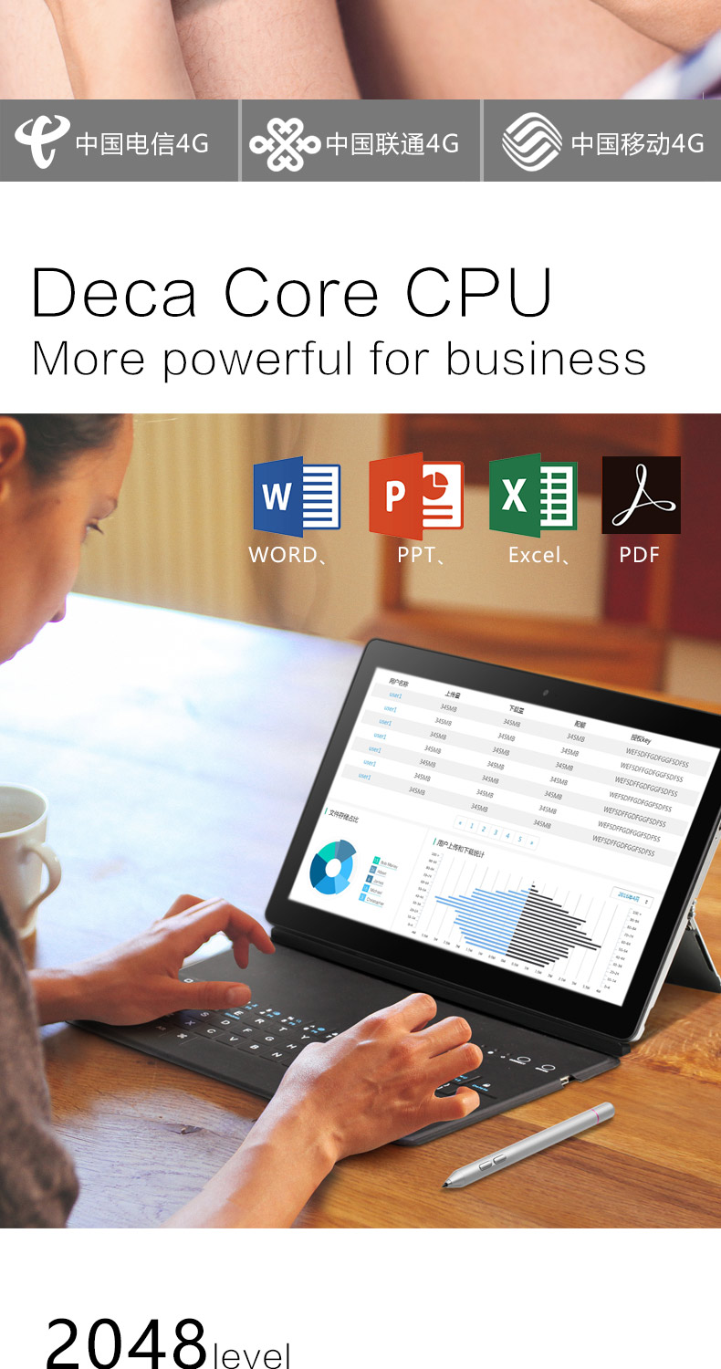 VOYO i8 Max 4G Phablet 10.1 Inch Tablet PC MT6797 Deca Core IPS 1920*1200 4GB RAM 64GB ROM Dual SIM Dual Standby Android 7.0 - Silver