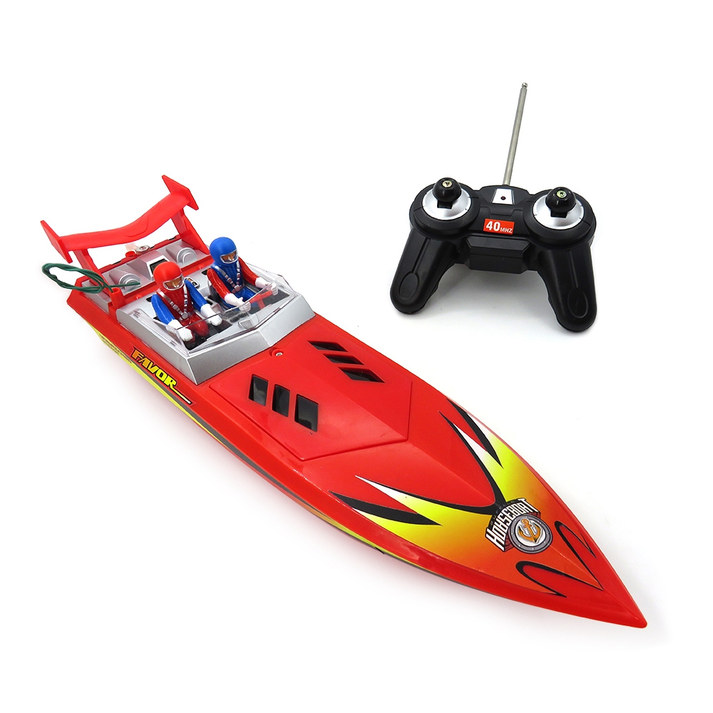 Flytec HQ5011 40Mhz Brushed RC Racing Boat RTR - Red