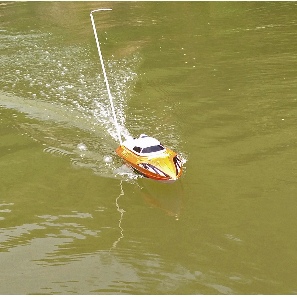 Flytec HQ5010 27Mhz Brushed RC Racing Boat RTR - Gold