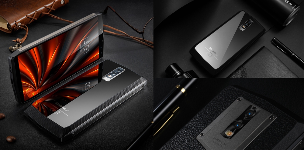 [HK Stock]Blackview P10000 Pro  5.99 Inch Smartphone MT6763 4GB 64GB 16.0MP+0.3MP Dual Rear Cameras Android 7.1 OS 11000mAh Battery - Silver Black