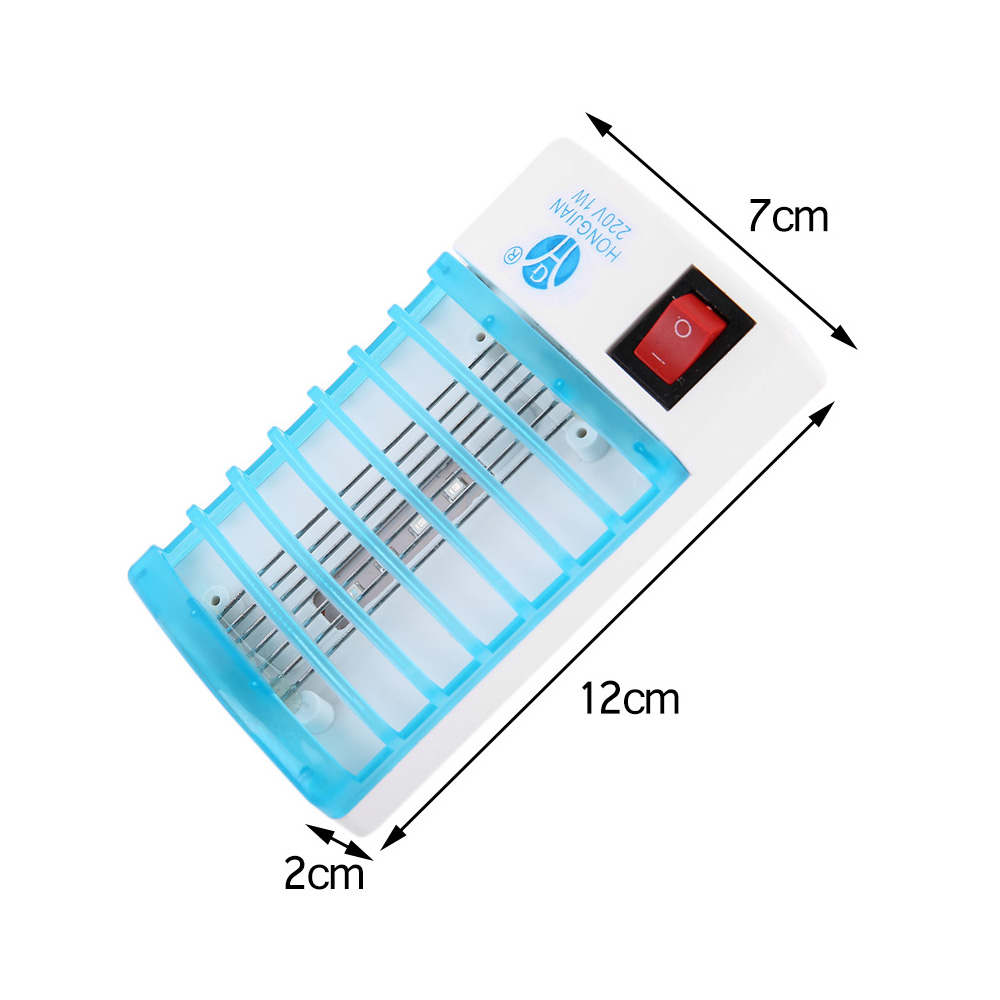 LED Mosquito Killer Socket Electric Fly Bug Insect Trap Night Lamp Killer Zapper - EU Plug