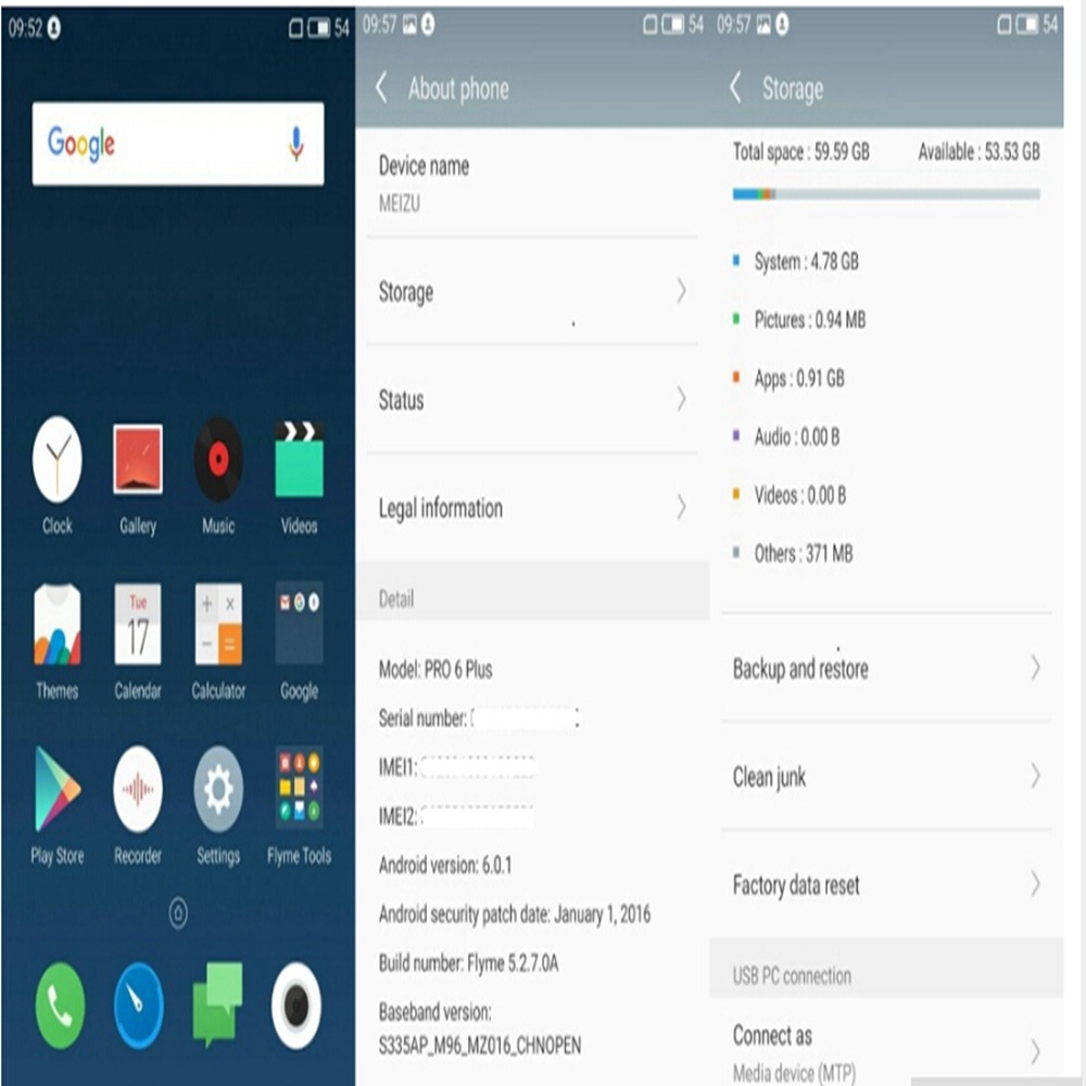 [HK Stock][Official Global Version]MEIZU PRO 6 Plus 5.7 Inch Smartphone Exynos 8890 4GB 64GB 12.0MP Rear Camera Flyme OS 2K Screen Touch ID - Gold