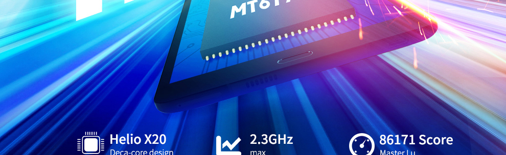 ALLDOCUBE Cube X1 4G Tablet PC MT6797 Deca Core 8.4" 2K Screen 2560*1600 Android 7.1 Dual SIM 4GB RAM 64GB ROM - Black