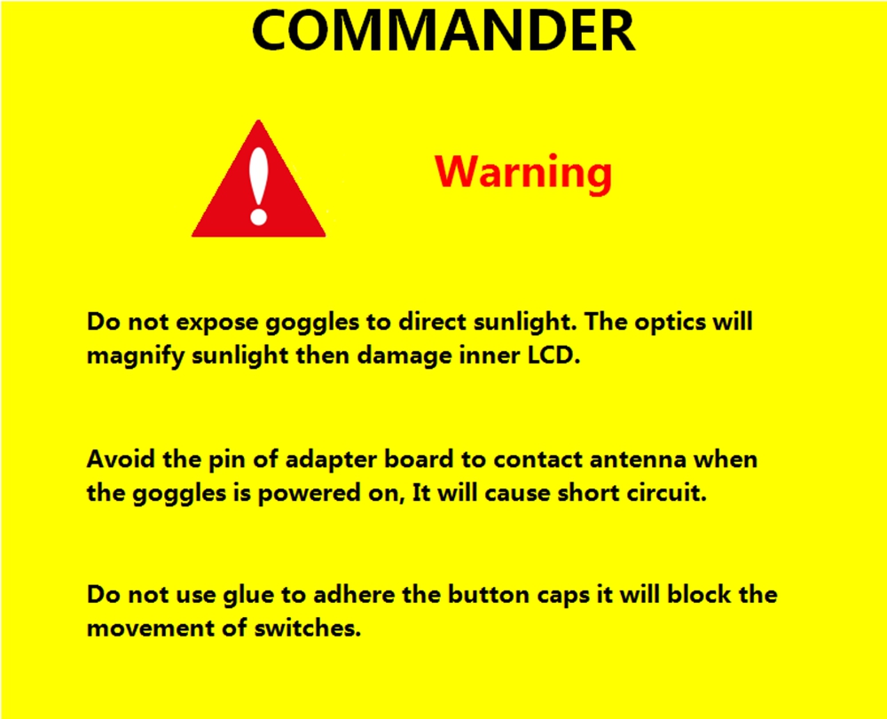 AOMWAY Commander V2 Goggles Video Headset 5.8G 64CH 1080P FPV Support Head Tracker