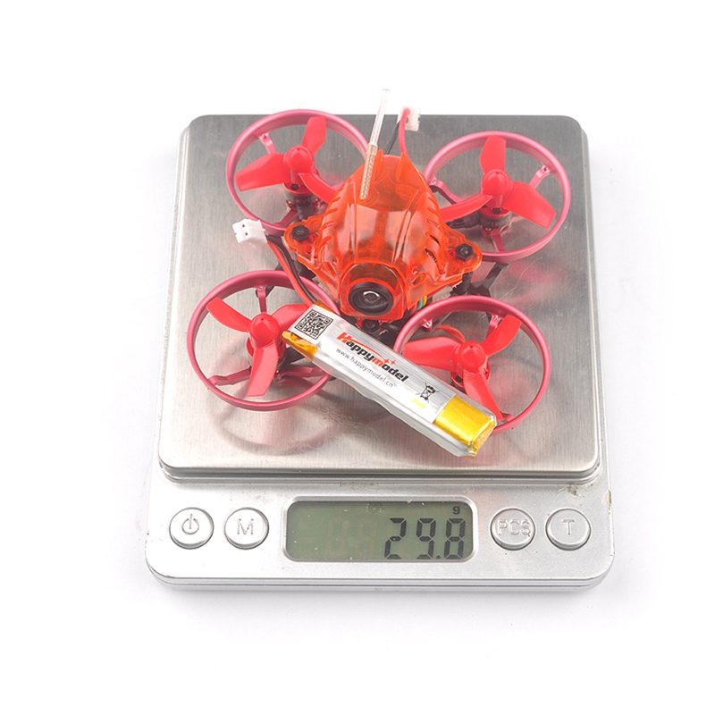 Happymodel Snapper 6 65mm Micro Whoop 1S Brushless FPV Racing Drone with w/ F3 OSD BLHeli_S 5A ESC BNF - Frsky Receiver