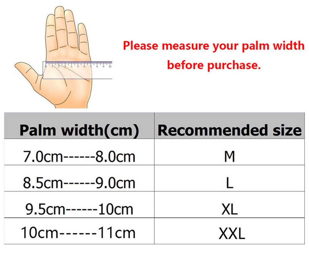 Pro-Biker MCS-01C Full Finger Safety Gloves Size L Riding Gloves For Bicycle / Motorcycle / Racing - Black